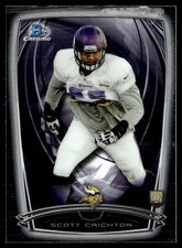 2014 Bowman Chrome Scott Crichton Rookie Minnesota Vikings #178