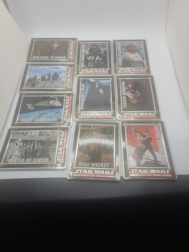 Mettalic impressions 19 collector cards series 3 star wars return of the jedi. - Picture 7 of 7
