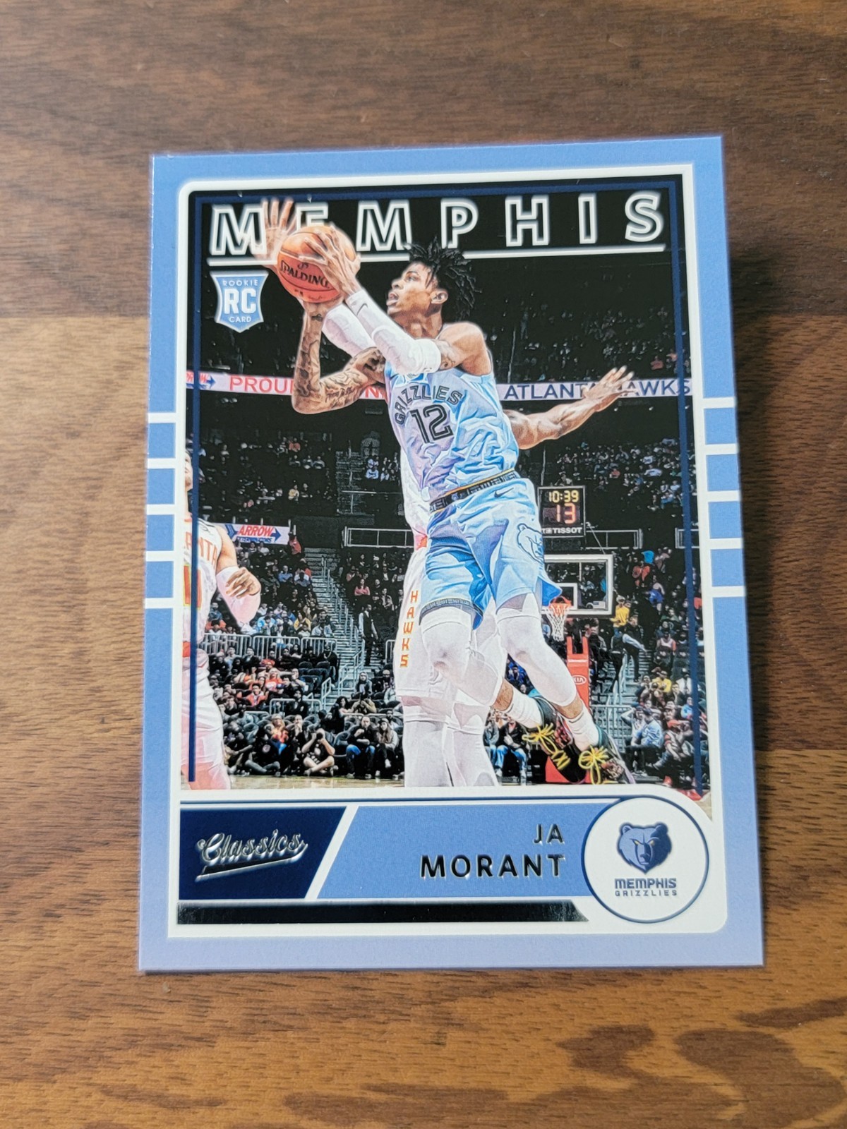2019-20 Panini Chronicles Classics Ja Morant Rookie RC #654 Grizzlies