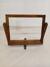  Mission Style Picture Frame Oak Tabletop  w/ Kickstand – Handmade Primitive 