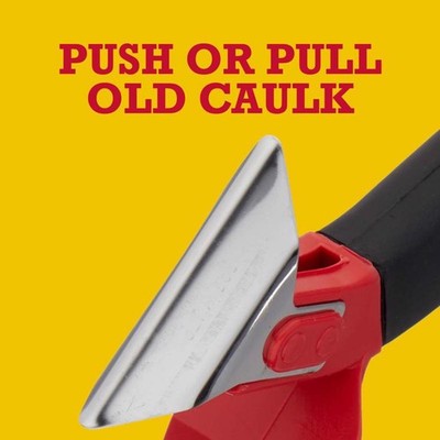 Allway CT31 Black Stainless Steel 3-in-1 Plastic Caulk Tool