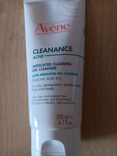 Avene Cleanance Acne Medicated Clearing Gel Cleanser 200ml/6.7fl New FreeShip