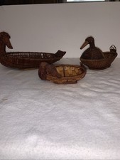 Duck Baskets Set Of 3 Mom Dad And Baby