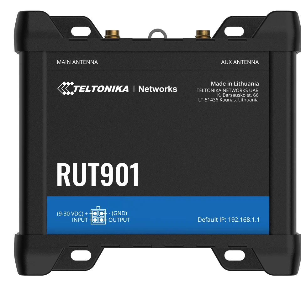 Teltonika RUT901 industrieller 4G LTE Mobilfunk-Router Dual SIM WLAN -40°C~75°C  - Bild 4 von 4