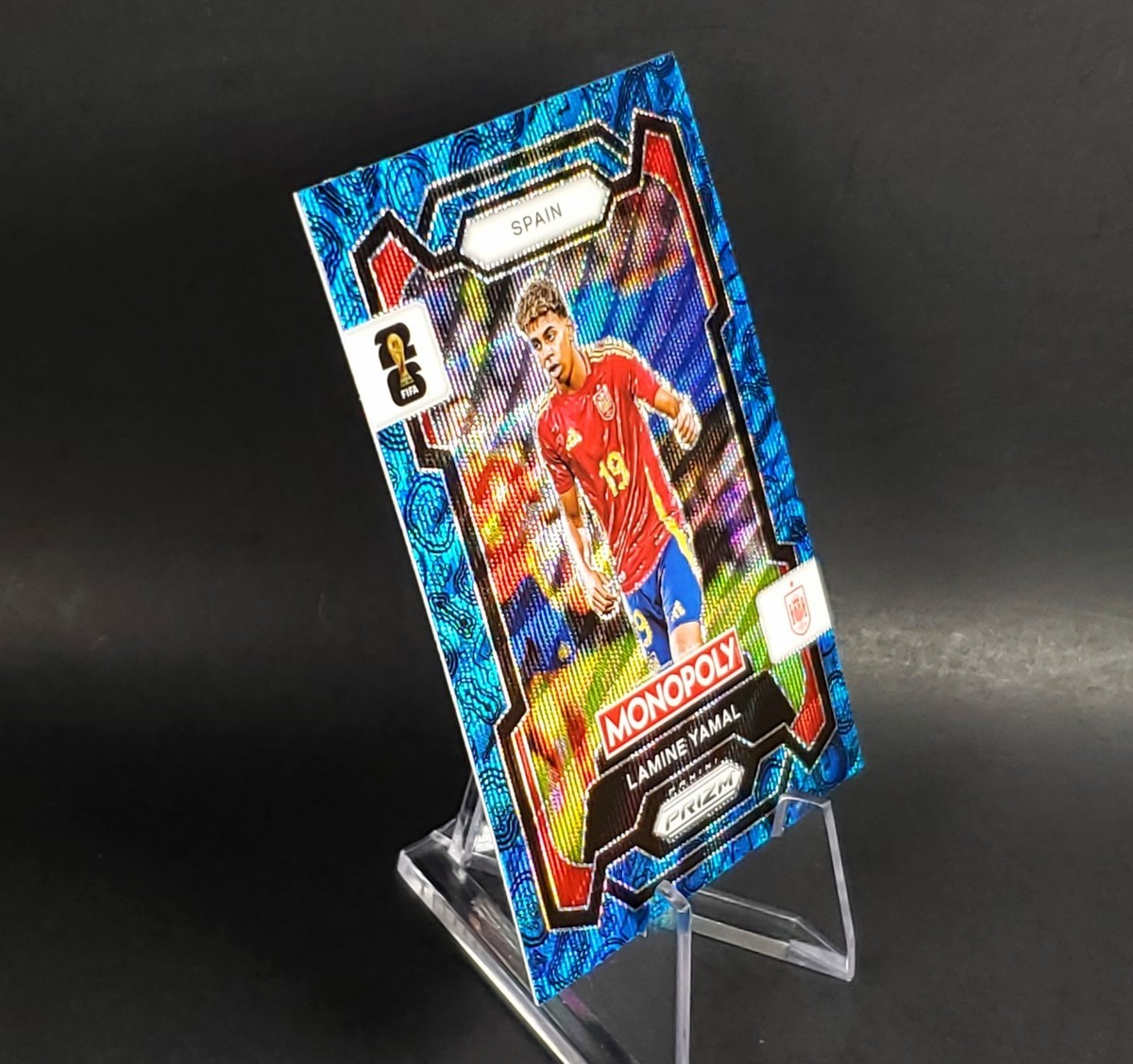 Lamine Yamal SP 2026 Panini Monopoly Prizm FIFA World Cup Soccer