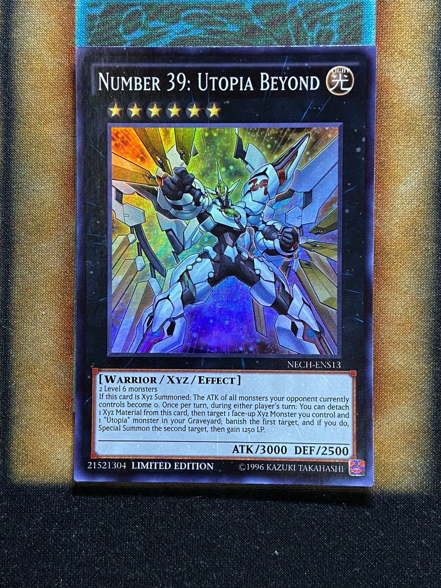Yugioh Number 39: Utopia Beyond NECH-ENS13 Super Rare Limited