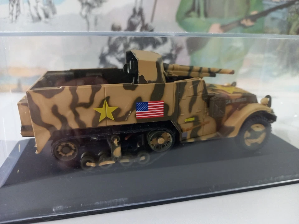 GMC M3 75 MM. DIVISION SOUK EL KHEMIS. 1942. ATLAS. 1/43. BOITE - Photo 3/4