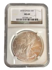2010 American Silver Eagle $1 Dollar Coin One Troy Ounce 0.999 Fine NGC MS69
