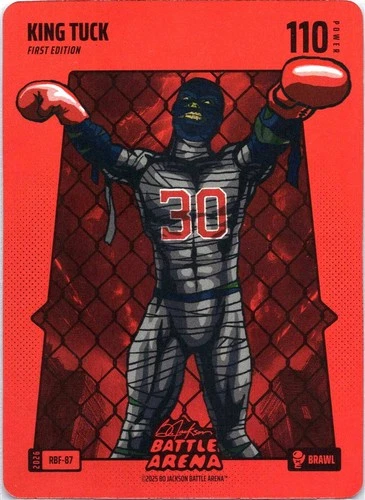 Bo Jackson Battle Arena King Tuck Red Battlefoil SP Kyle Tucker