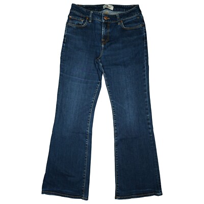 LTB  Damen Stretch Jeans Hose Bootcut Schlag high Rise Flare 38 M W30 L32 blau