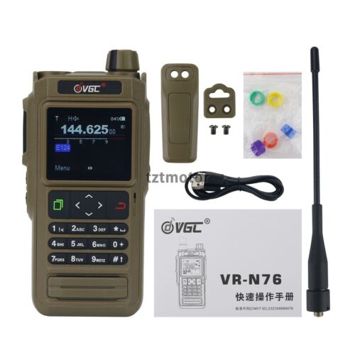 VR-N76 Portable Handheld Walkie Talkie UV Dualband IP67 Outdoor Bluetooth GPS - Bild 58 von 66