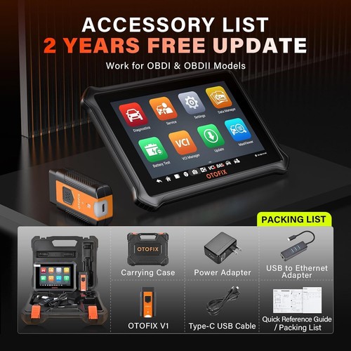 Appareil de diagnostic OTOFIX D1 voiture OBD2 TOUT SYSTÈME ECU codage CANFD DoIP 40+ services - Photo 9/13