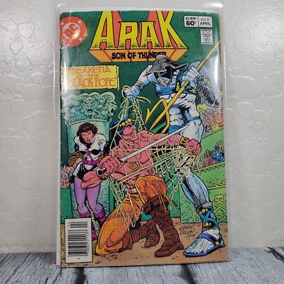 DC Comics ARAK Son Of Thunder #8 1982 Vol. 2 Vintage Comic Book Sleeved Boarded