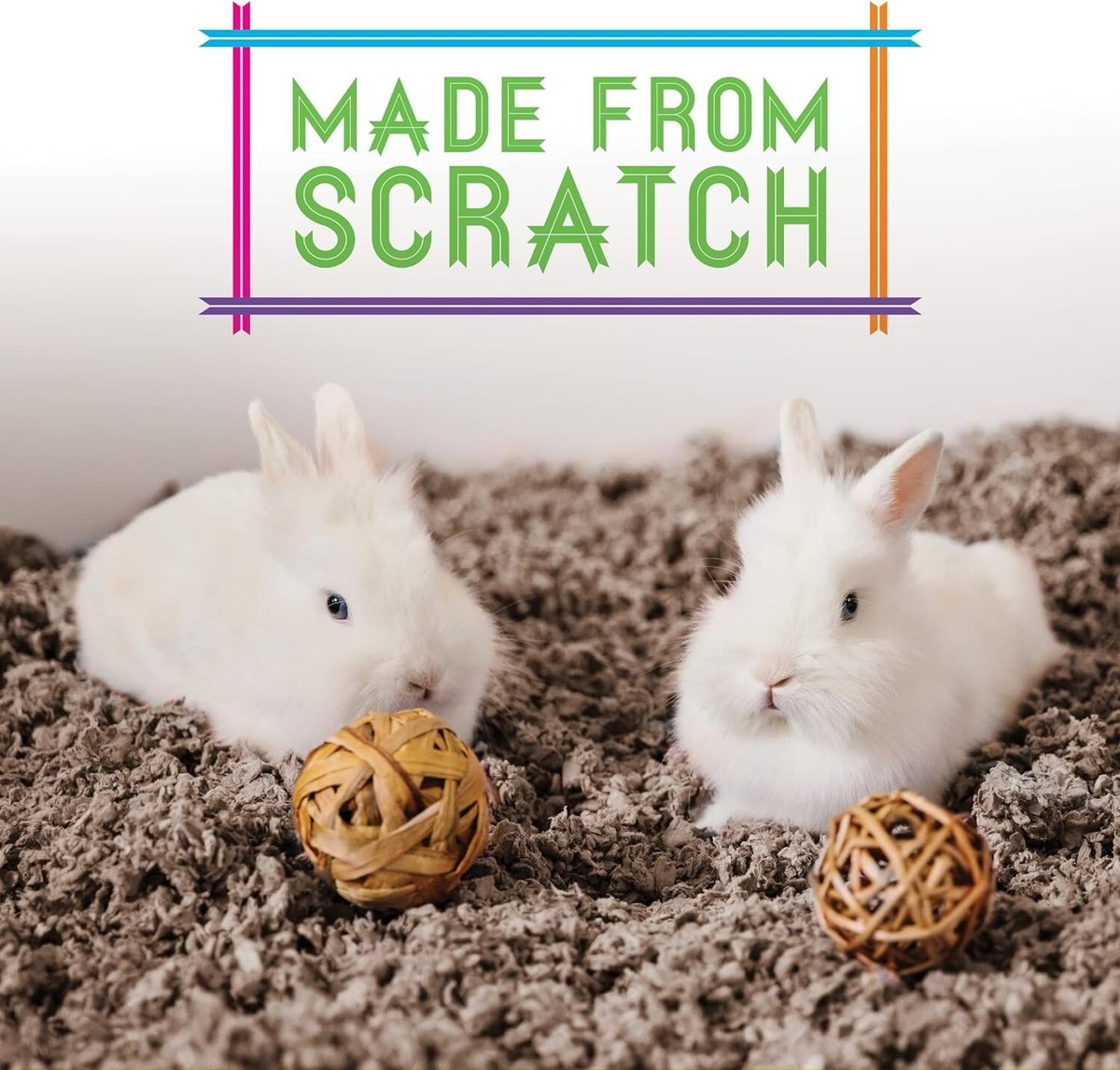 Bunny Litter Box Carefresh Natural Blue Paper Bedding 99% Dust