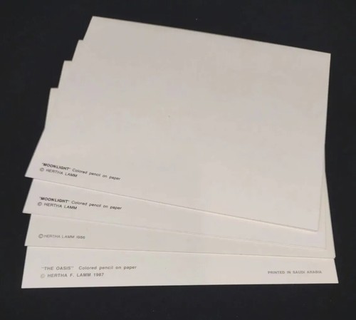 Saudi Arabia Greeting Cards Middle East Camels Palms Desert Lot of 11 - Picture 3 of 11