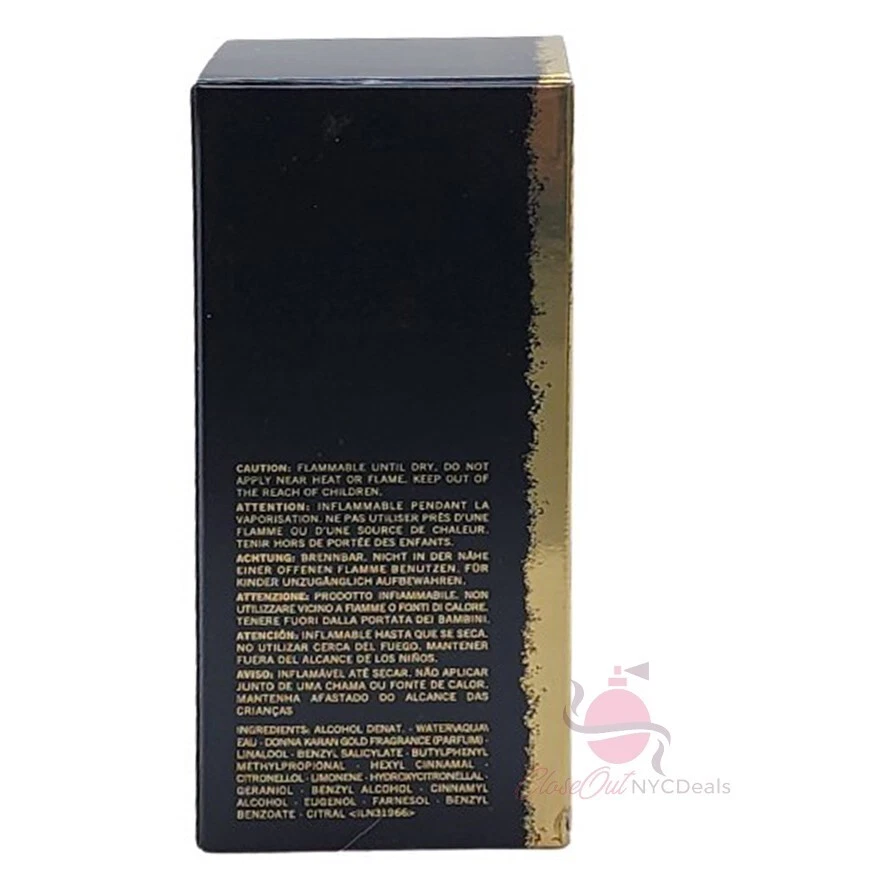 Donna Karan Gold Perfume by Donna Karan for Women 1.7 oz / 50 ml EDT Spray NEW - Image 4 of 4