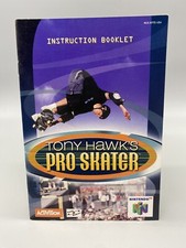 Tony Hawks Pro Skater Authentic Nintendo 64 N64 Instruction Booklet- Manual ONLY