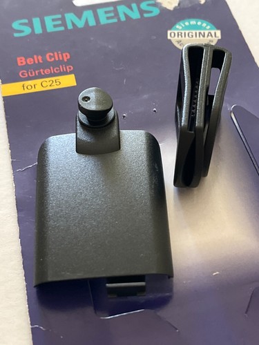 SIEMENS C25 Belt clip with battery cover original New in OVP box - Picture 2 of 5