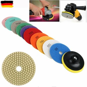 11tlg Set Diamant Polierscheiben Schleifpad Polierpad Steinschleifer für Granit 11tlg Set Diamant Polierscheiben Schleifpad Polierpad Steinschleifer für Granit