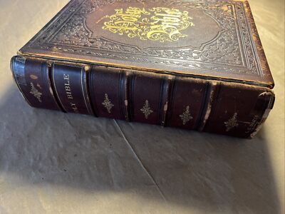 HOLY BIBLE 1868 OLD & NEW TESTAMENTS William Harding Royal Edition