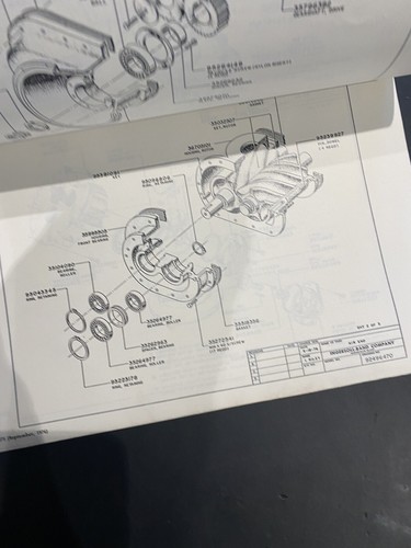 Ingersoll Rand HP525 Scu Compresor de Aire Partes Libro Manual Cummins 504V8 76 - Imagen 3 de 9