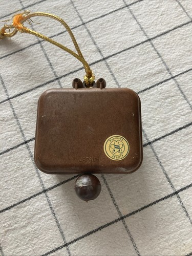 Vintage Japan Pull String Music Box "Rain drops falling on my head" Used good