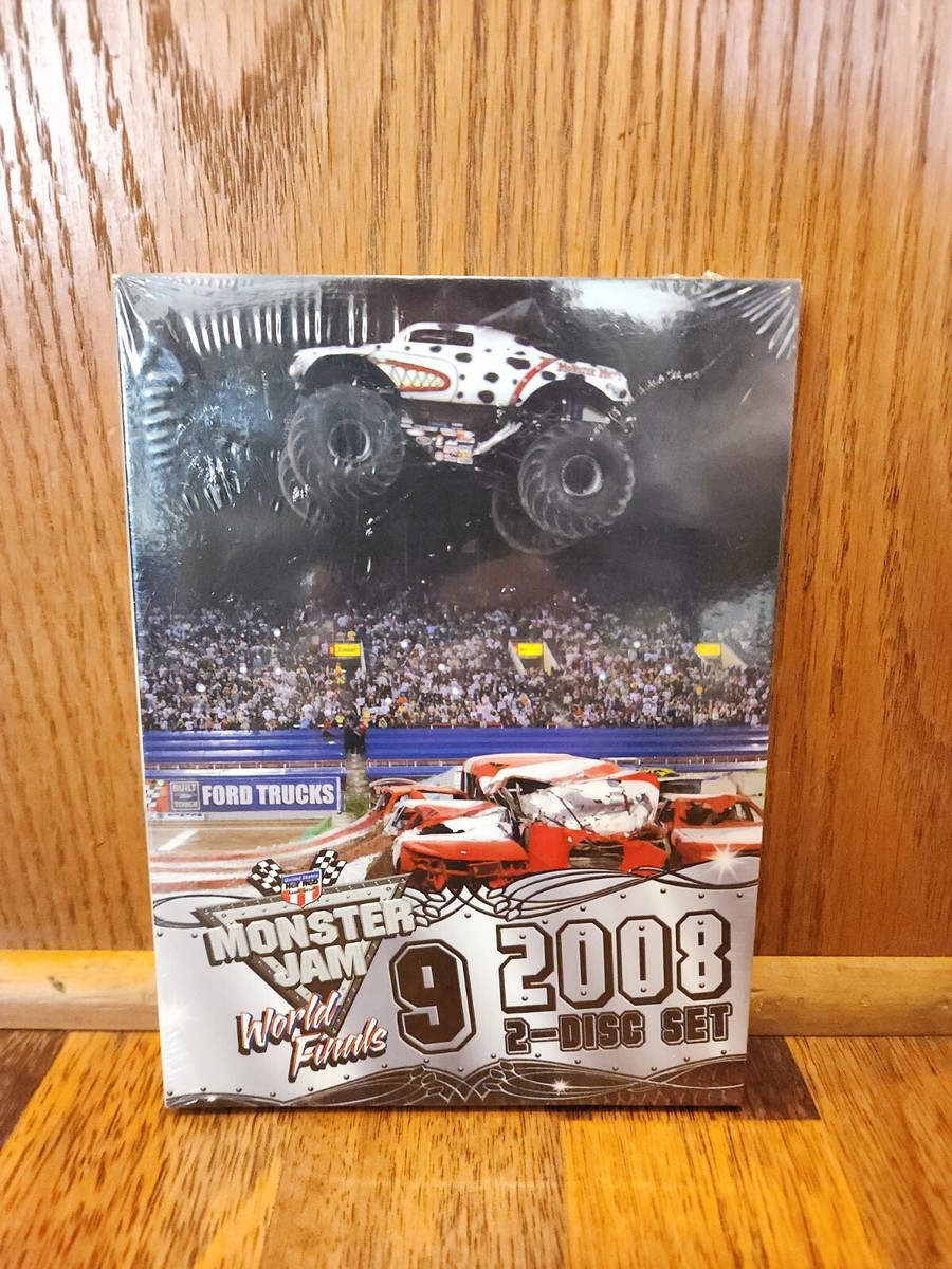 Monster Jam World Finals 9 DVD, 2008, 2 Discs, 24 Trucks