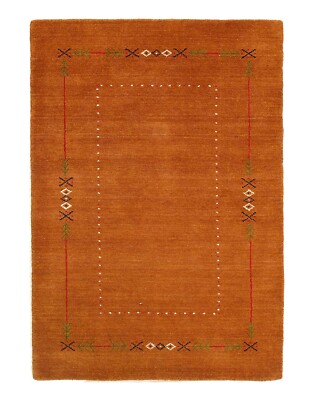 Rust Color Fine Hand knotted Rug 4'x 5'9''
