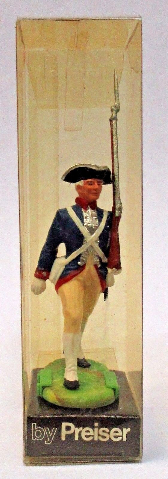 Elastolin Preiser #7334 REVOLUTIONARY WAR MARCHING 7cm 1:24 figure soldier MIB