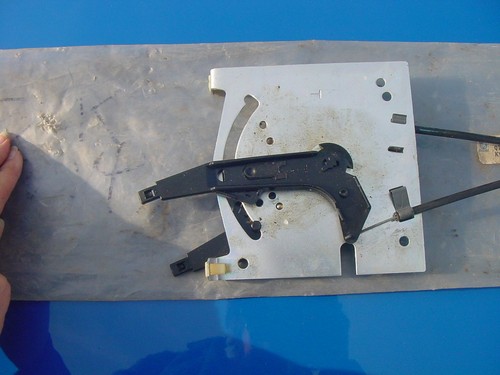 NOS British Leyland Heater Control w/ 2 Rods Austin Marina - Picture 3 of 4
