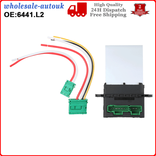 New Heater Blower Motor Fan Resistor For Citroen C2 C3 Pluriel C5 6441.L2 6441L2 - Picture 1 of 8