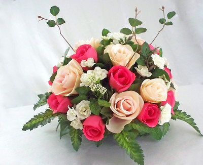 Reception Centerpiece Table Weddings Home Decor Silk Flower Arrangements Roses Ebay Reception Centerpiece Table Weddings Home Decor Silk Flower Arrangements Roses Ebay