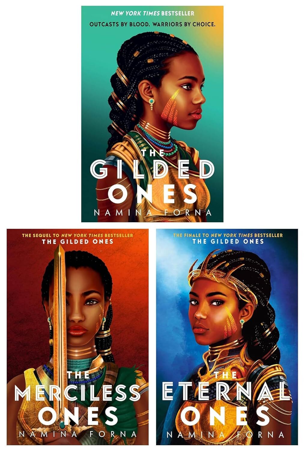 The Gilded Ones Series 3 Books Collection Set By Namina Forna (The Gilded Ones,