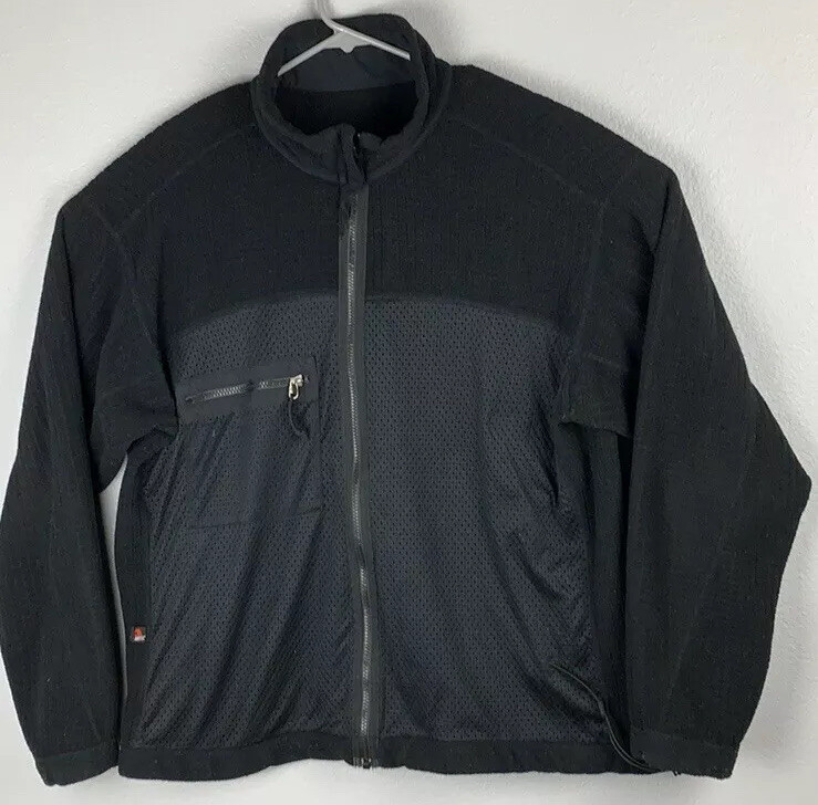 Patagonia Polartec Reversible Black Full Zip Fleece Jacket