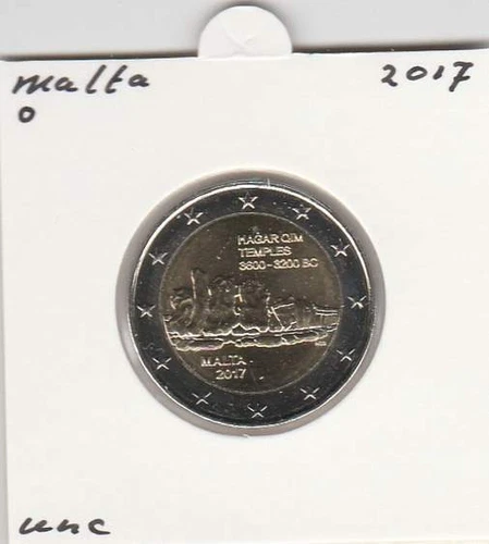 Malta 2 euro 2017 UNC : Hagar Qim