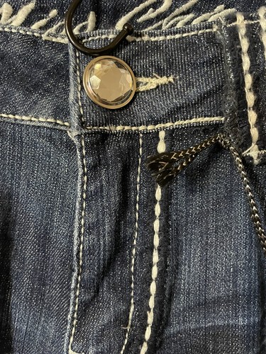 Miss Chic Blue Jeans Women Sz 9 28.00 - Picture 5 of 7