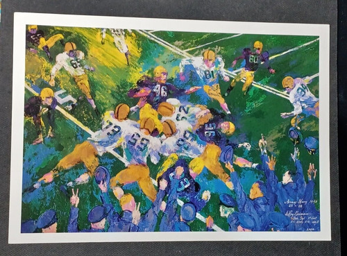 2000 Leroy Neiman Defending Victory-1946 Postcard
