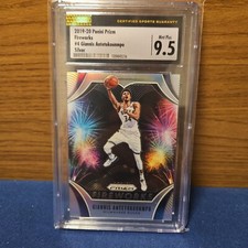 2019-20 Panini Prizm - Fireworks Giannis Antetokounmpo #4 Silver Prizm