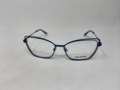 STEVE MADDEN BRADSHAW BLUE AQUA 54/16-135 EYEGLASSES FRAME :C33