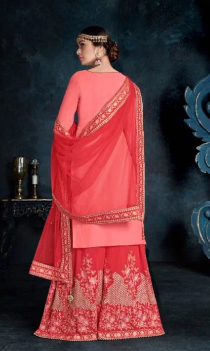 Asian/indian/pakistani wedding fancy Sharara Trouser suit | eBay
