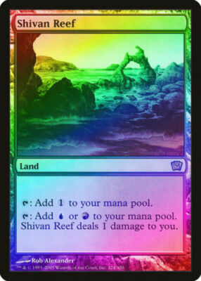 Shivan Reef FOIL 9th Edition  Land Rare MAGIC LP/EX L2