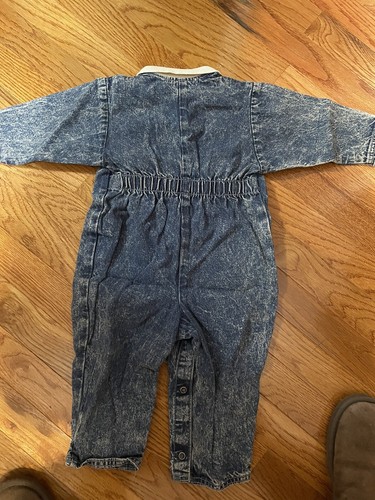 Oshkosh Kleinkind Jungen Distressed Denim Overall, Langarm 18 Monate Baumwolle - Bild 5 von 5