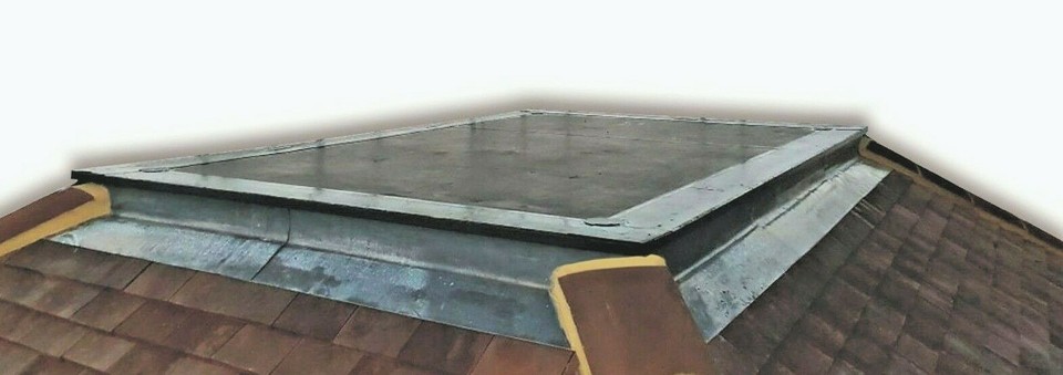 EPDM Rubber Roofing Kit For Dormer Roofs - EPDM Rubber Dormer Roof Kit With Anthracite Grey Trim