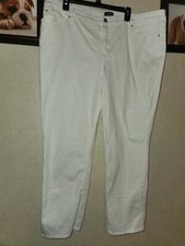 Chaps Women's Pants Size 20 White Dress Pants