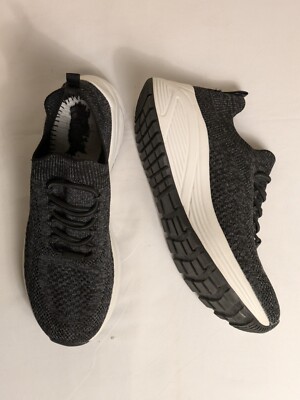 Skechers BOBS Sneakers Womens 7.5 M Black Sport Sparrow 2.0 Slip On Shoes