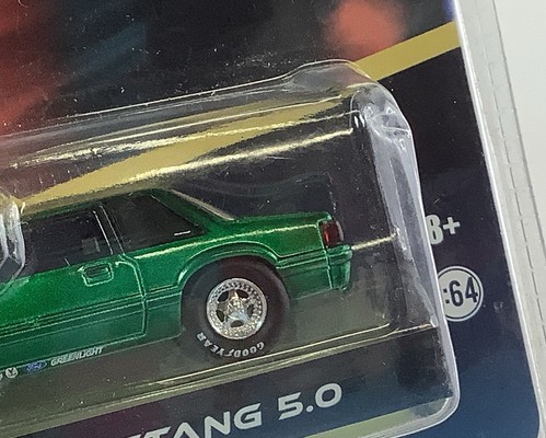 Greenlight Midnight Drags LBE Exclusive 1989 Ford Mustang 5.0 Green Machine - Bild 3 von 5