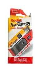 KODAK Fun Saver 35mm Disposable Camera Flash, 27 Exposures EXPIRED 12/2003