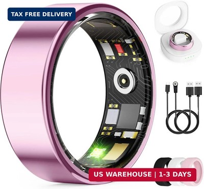 Smart Ring for Women & Men, Health Tracker Ring with Heart Rate, SpO2, Blood Pre