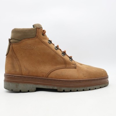 Colorado Ankle Boots Men s Size 12 M Brown Leather Hiking Shoes Lace Up