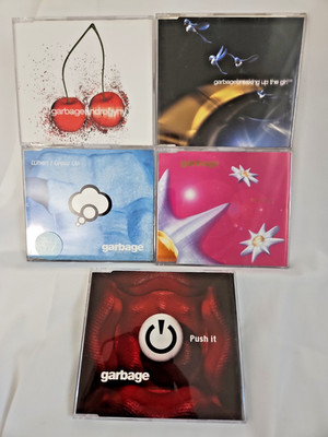 GARBAGE lot Of 5 CD singles